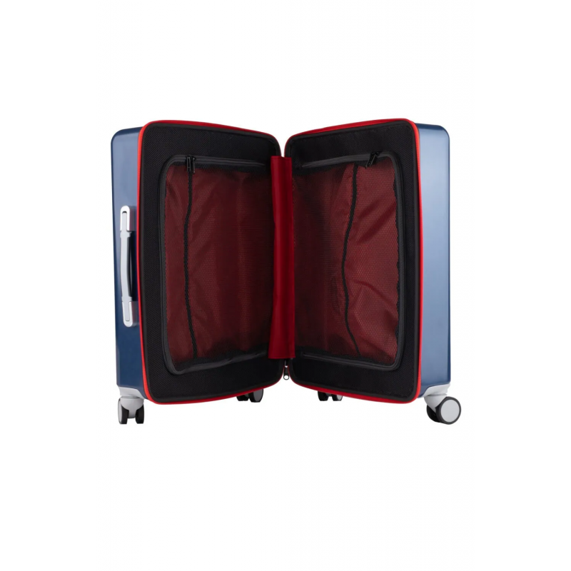 Maleta Trolley Bam Cabina Graffiti Azul marino/Rojo