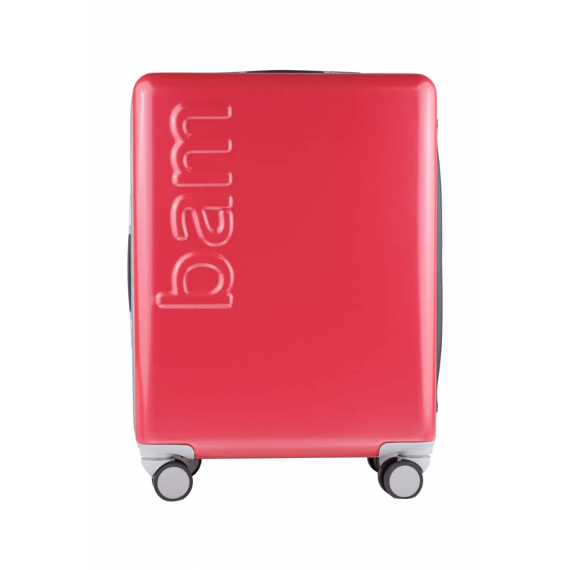 Maleta Trolley Bam Cabina Graffiti Rojo frambuesa/Plata