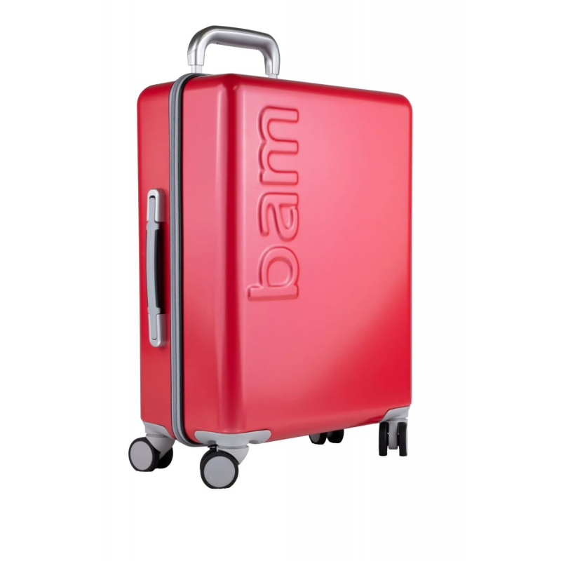 Maleta Trolley Bam Cabina Graffiti Rojo frambuesa/Plata