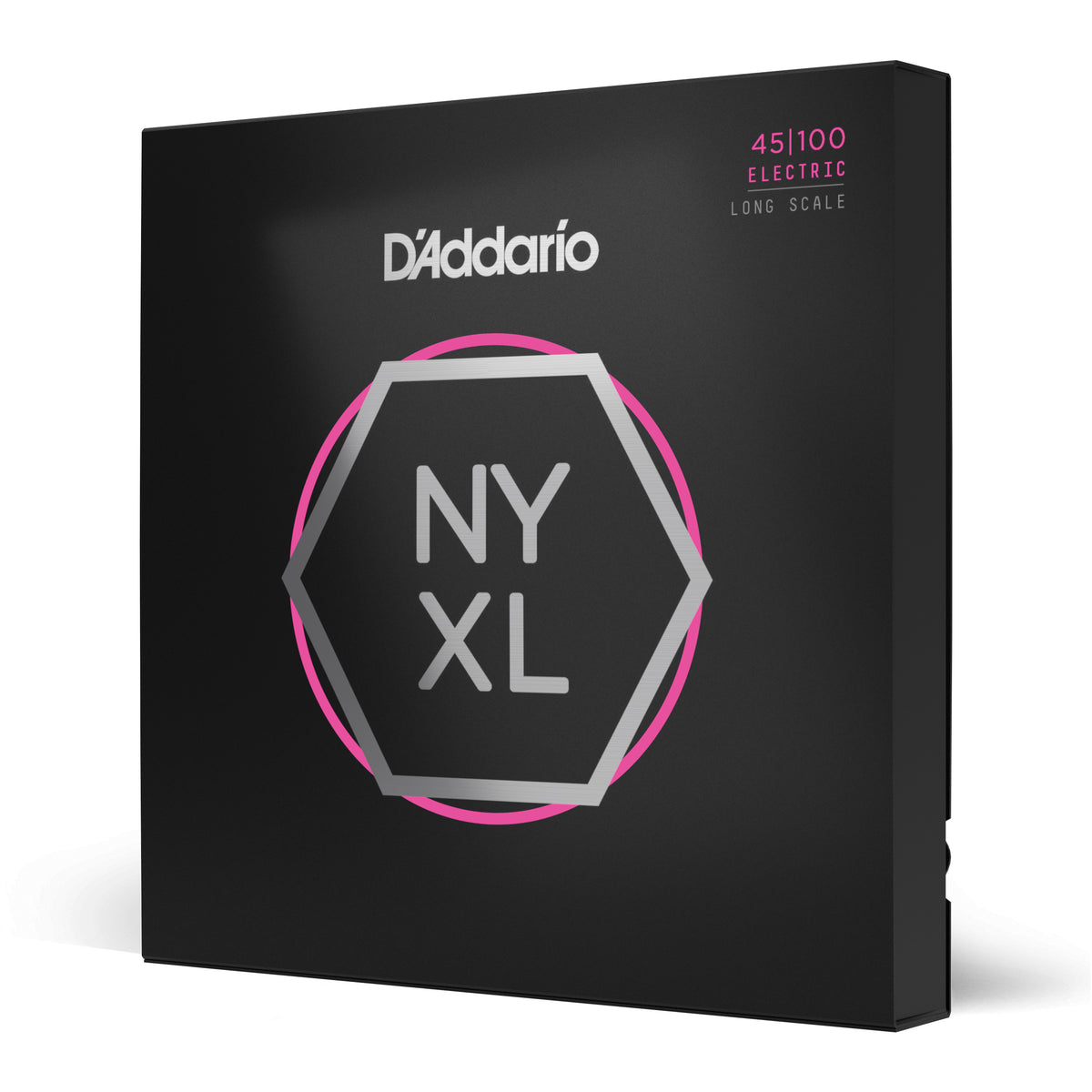 Juego Cuerdas Guitarra Bajo D'Addario Entorchado Niquel, Escala Larga Tension Blanda NYXL45100