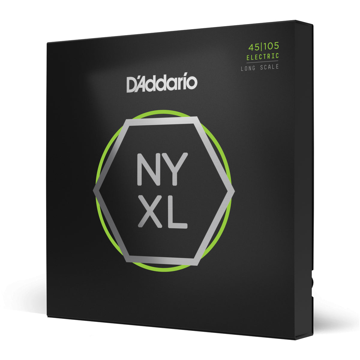 Juego Cuerdas Guitarra Bajo D'Addario Entorchado Niquel, Agudas Blandas / Graves Medias Escala Larga Tension Blanda NYXL45105