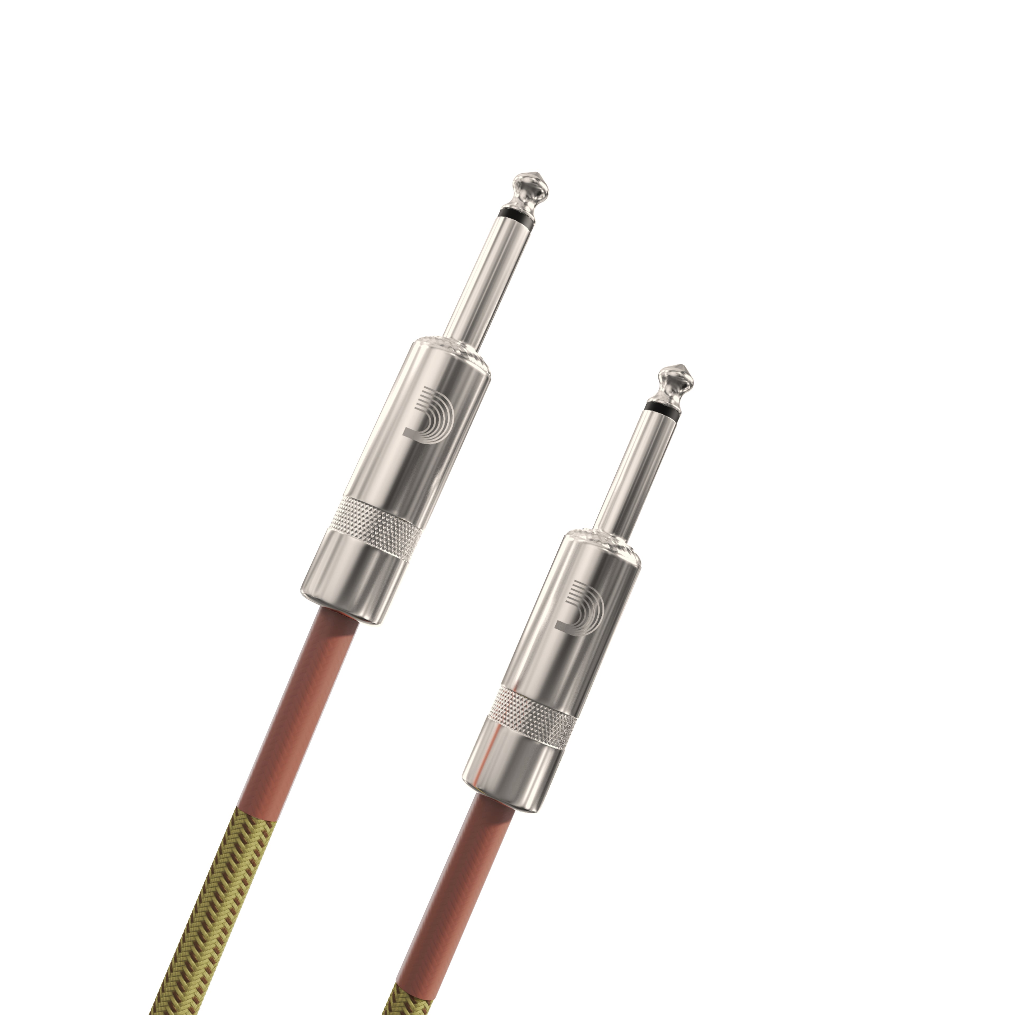 Cable Instrumento D'Addario Custom Series trenzado, Tweed 3 m (10 pies)