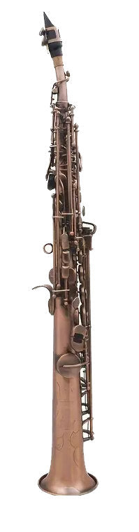 Saxofon Soprano Sib Amadeus Recto Acabado Envejecido SS670