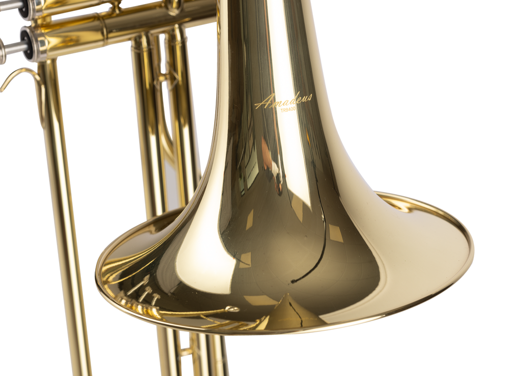 Trombon De Pistones Sib Amadeus Lacado TRB400 - vista 2