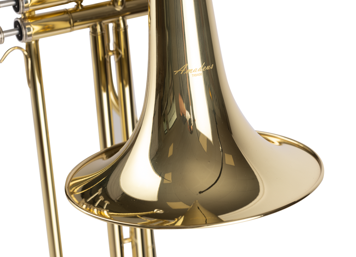 Trombon De Pistones Sib Amadeus Lacado TRB400 - vista 2