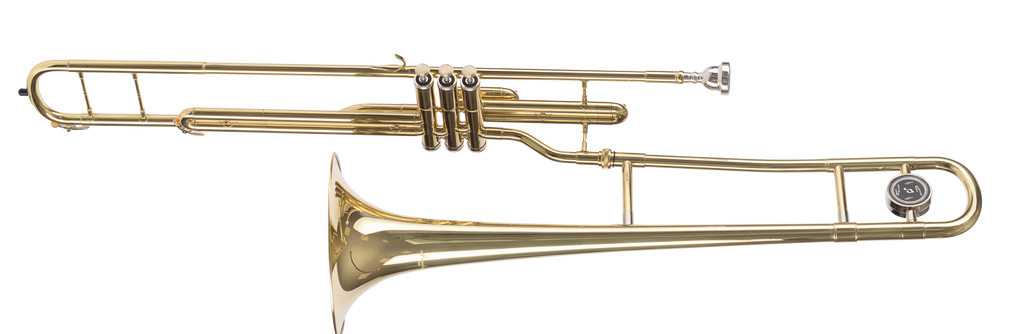 Trombon De Pistones Sib Amadeus Lacado TRB400 - vista 6