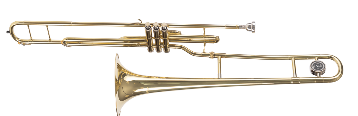 Trombon De Pistones Sib Amadeus Lacado TRB400 - vista 6