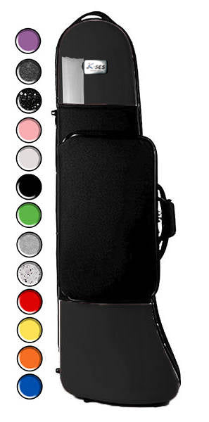 Estuche 2 Trombones Kses Premium Mate Negro