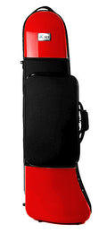 Estuche Trombon Bajo Kses Premium Mate Rojo