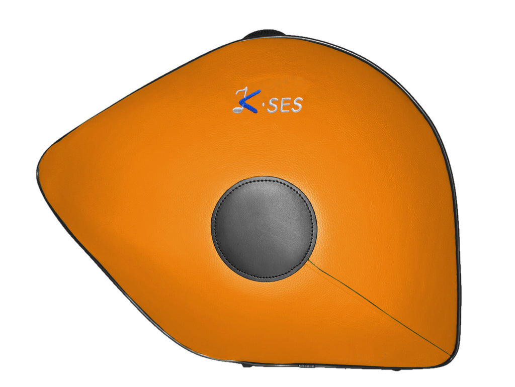 Estuche Trompa Kses Sport Campana Desmontable Rectangular Naranja