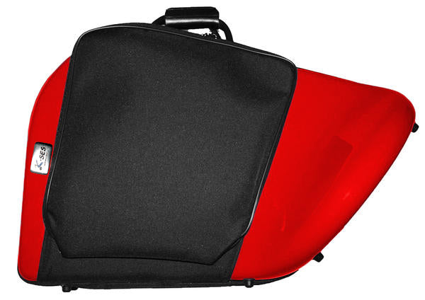 Estuche Trompa Kses Premium Mate Campana Desmontable 2 Sordinas Rojo