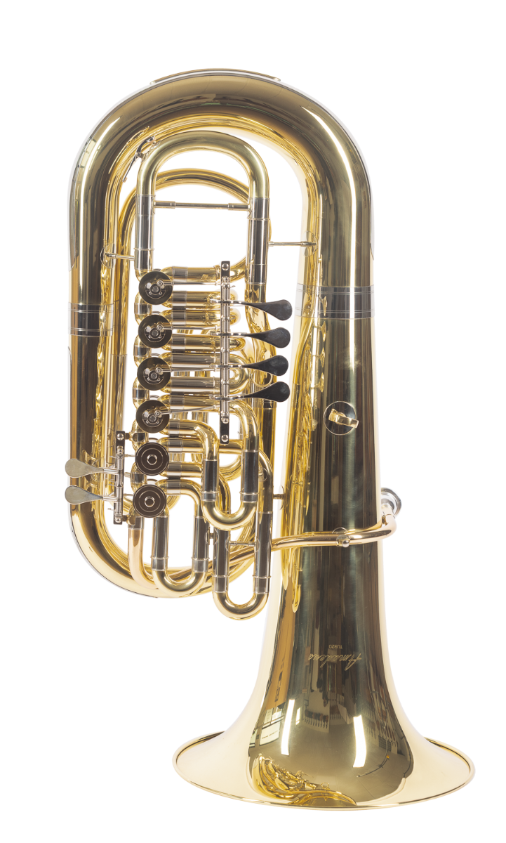 Tuba 3/4 Fa Amadeus 4 Pistones Lacada TU920