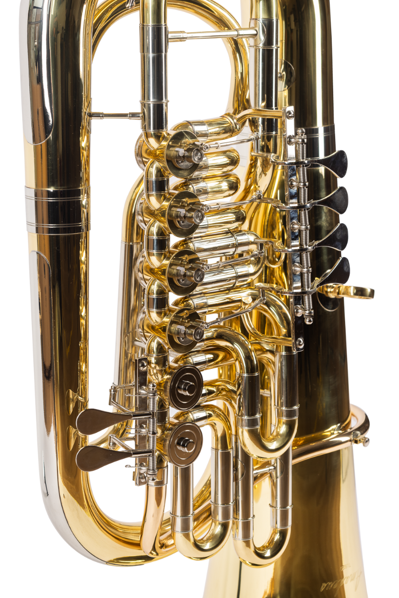 Tuba 3/4 Fa Amadeus 4 Pistones Lacada TU920 - vista 4