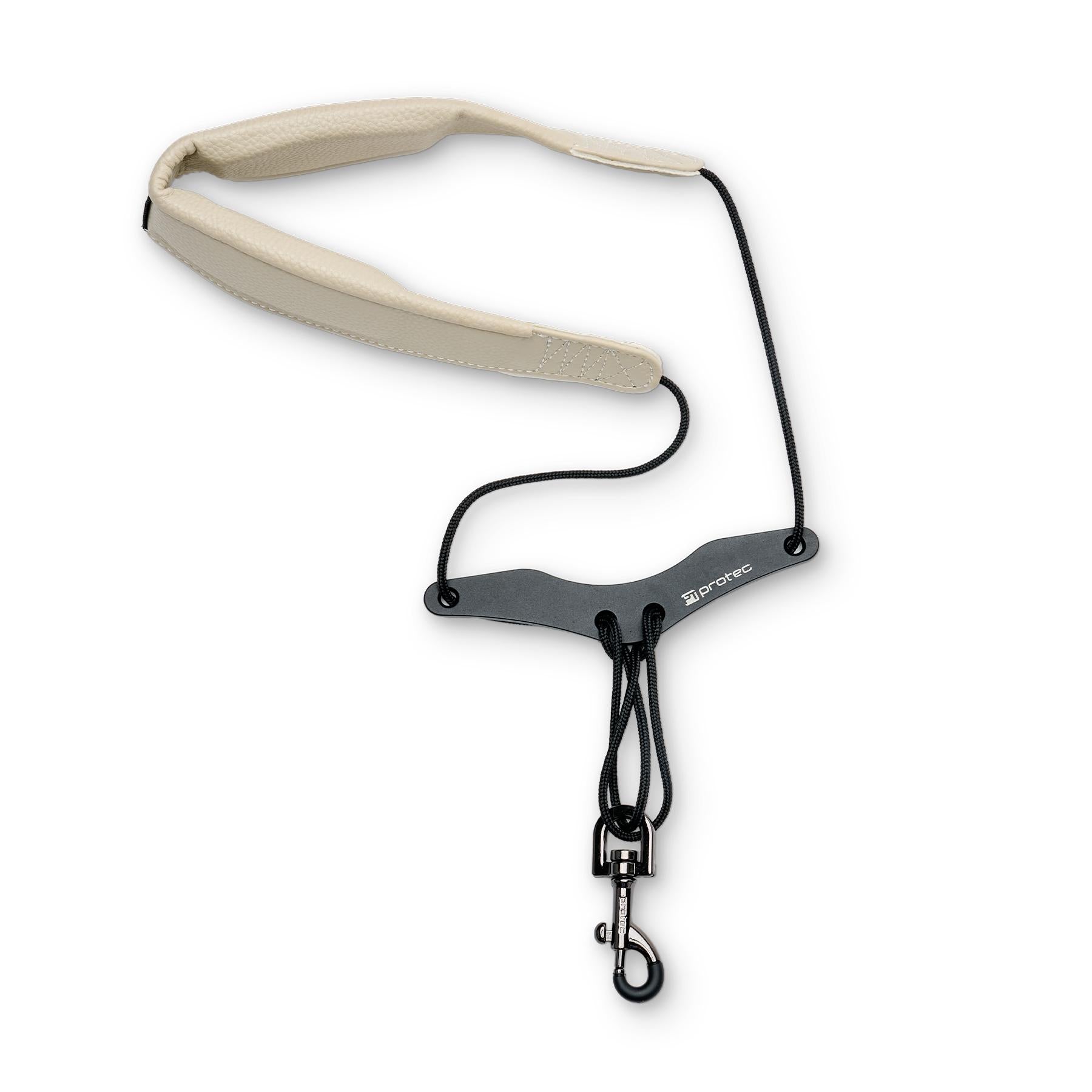 Correa Saxofón Protec Vinilo 24'' con Barra Confort Marfil VC305MIV