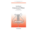Concerto in G minor (First Movement) para Saxofón Tenor. Bennett, David