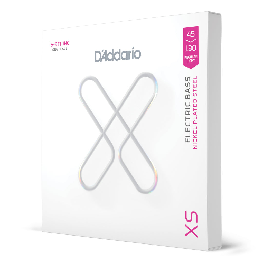 Juego Cuerdas Guitarra Bajo D'Addario Escala Larga Recubierta Tension Blanda XSB45130
