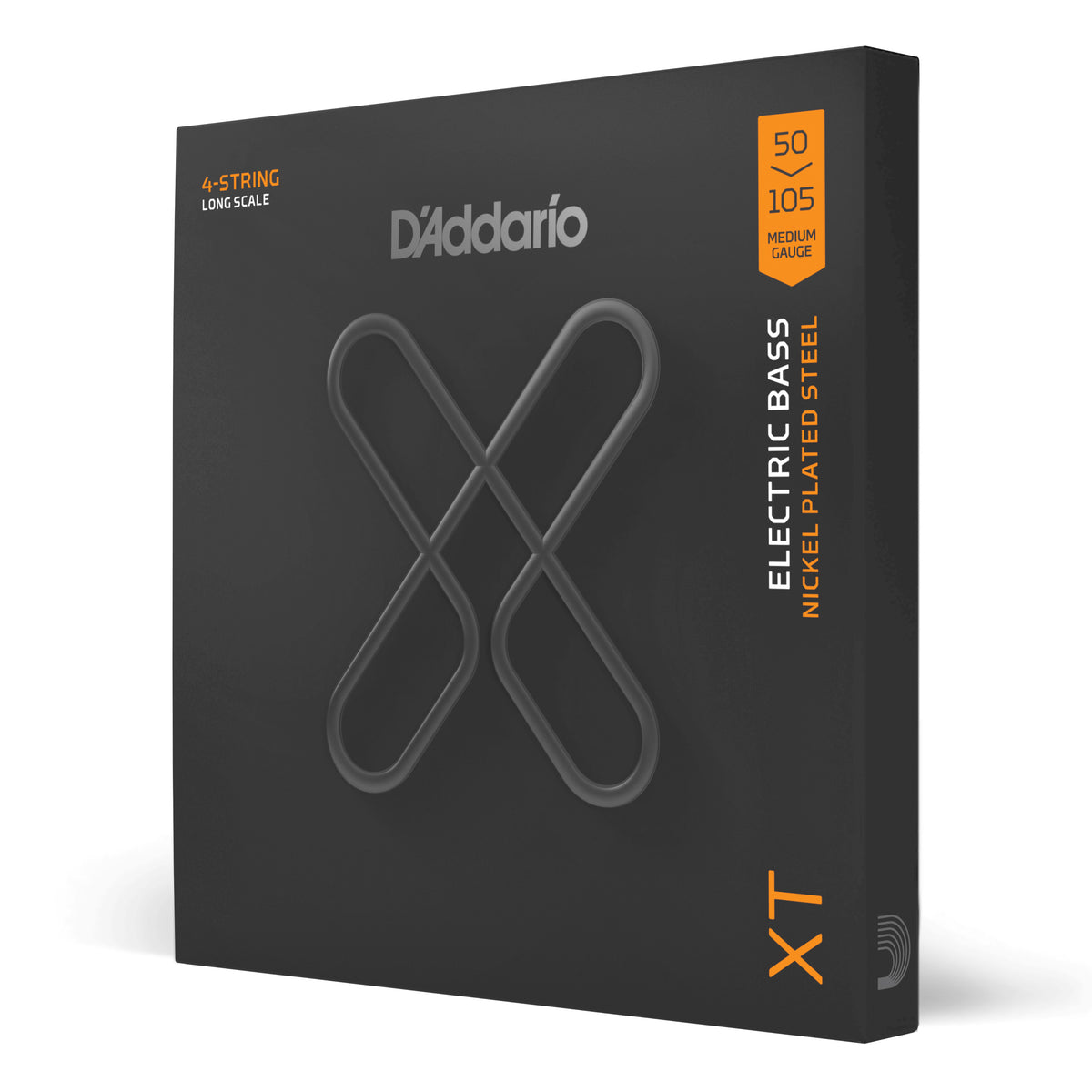Juego Cuerdas Guitarra Bajo D'Addario XT Bass Acero Niquelado Escala Larga Tension Media XTB50105