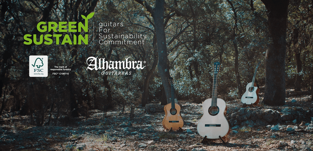 Guitarra Clasica Alhambra Green Sustain GSC