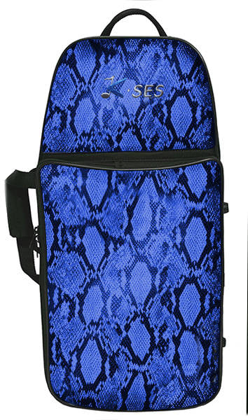 Estuche 2 Trompetas Kses Luxury Azul