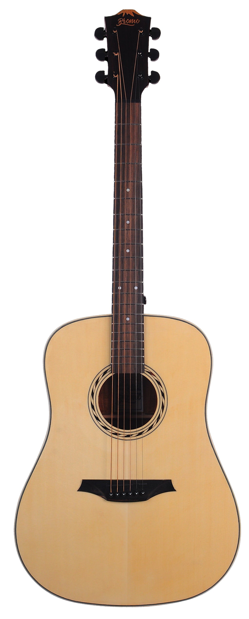 Guitarra Acustica Bromo Appalachia Dreadnought Tapa Abeto BAA1 - vista 4