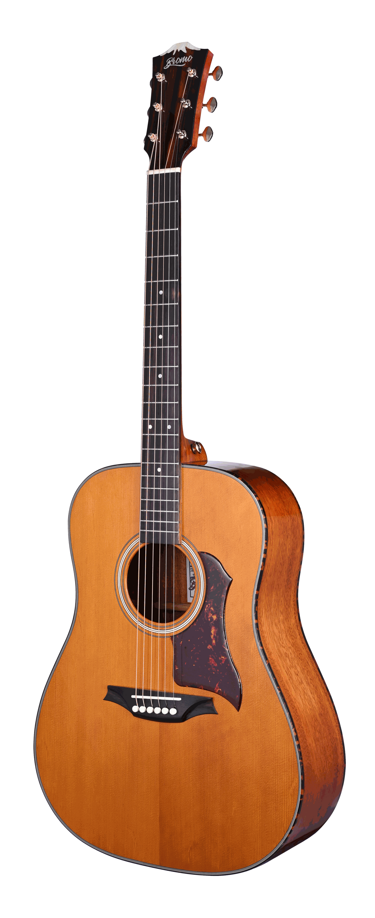 Guitarra Acustica Bromo Denali Dreadnought Vintage Tapa Maciza Abeto Tostado BAN1V - vista 3