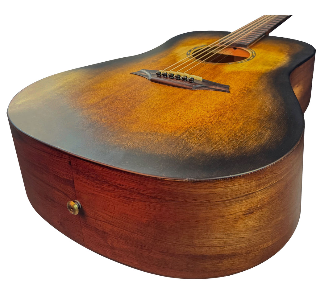 Guitarra Acustica Bromo Rocky Mountain Dreadnought All Solid Historic Sunburst BAR1H-HS - vista 2