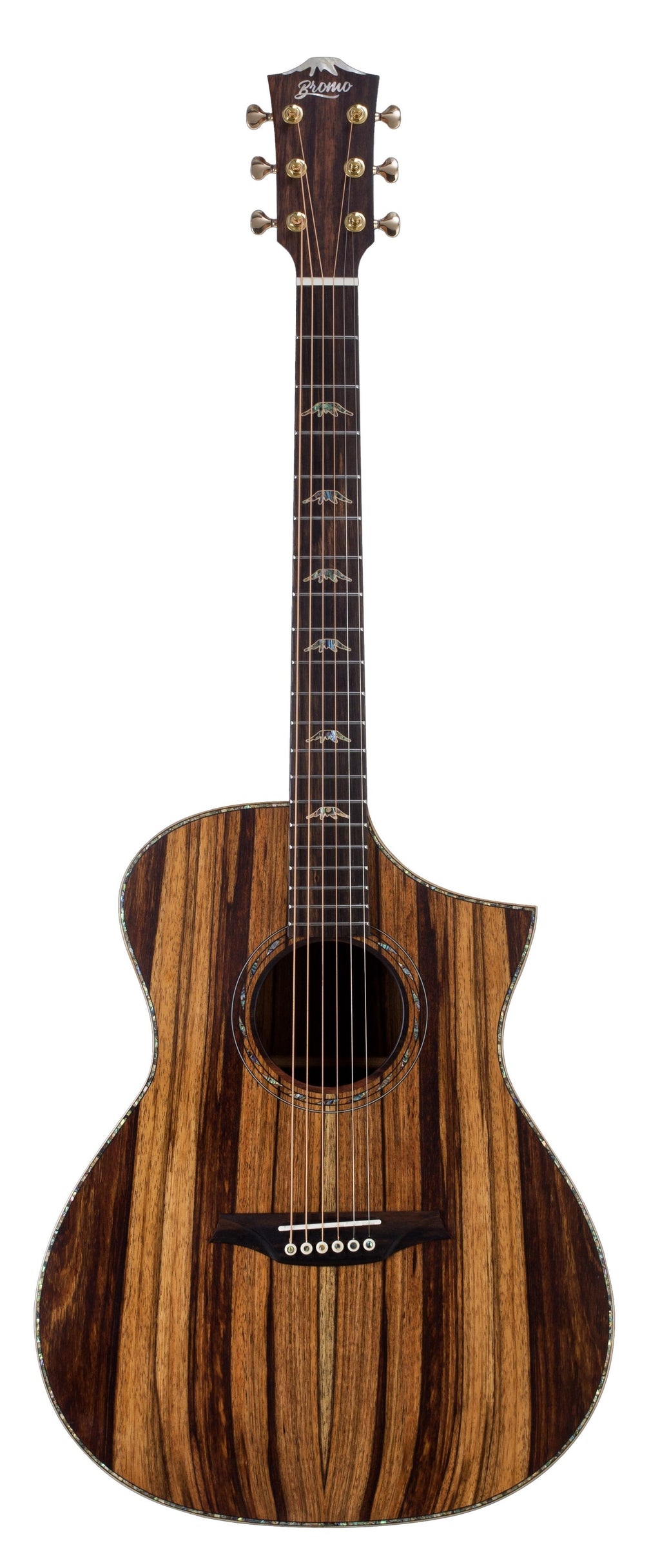 Guitarra Electroacustica Bromo Rocky Mountain Hillside Auditorium All Solid Mango BAR4GCE - vista 2