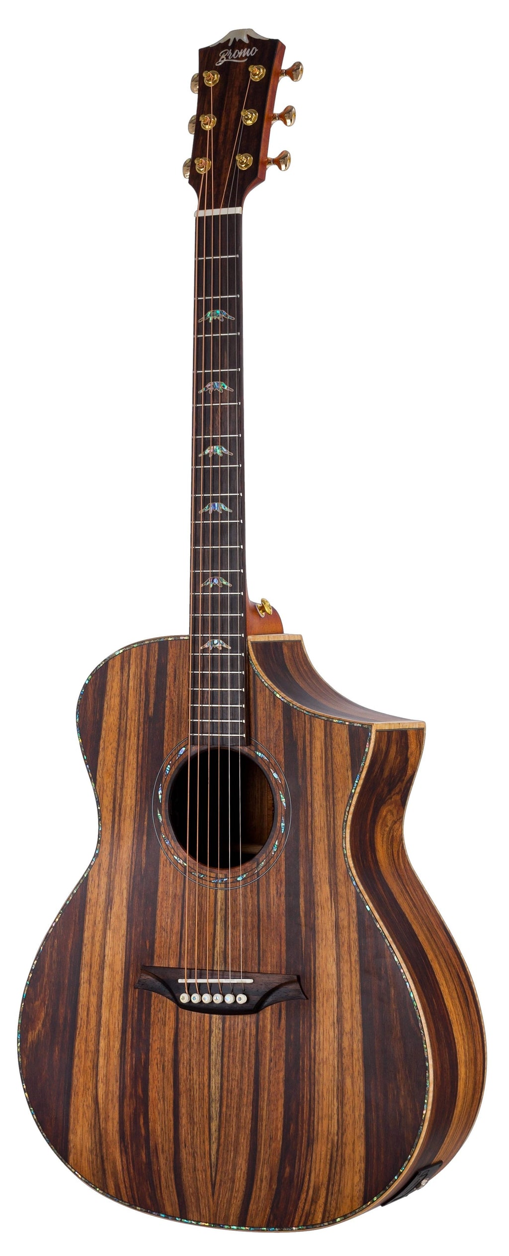 Guitarra Electroacustica Bromo Rocky Mountain Hillside Auditorium All Solid Mango BAR4GCE - vista 3