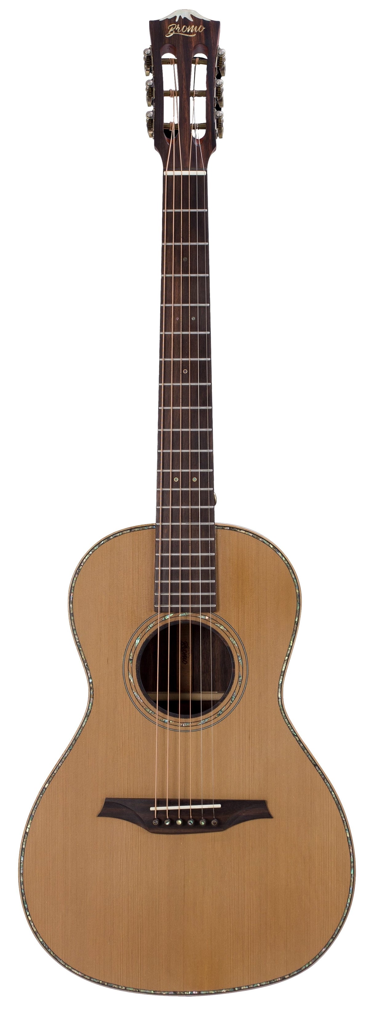 Guitarra Electroacustica Parlor Bromo Rocky Mountain All Solid Cedro BAR6E - vista 3