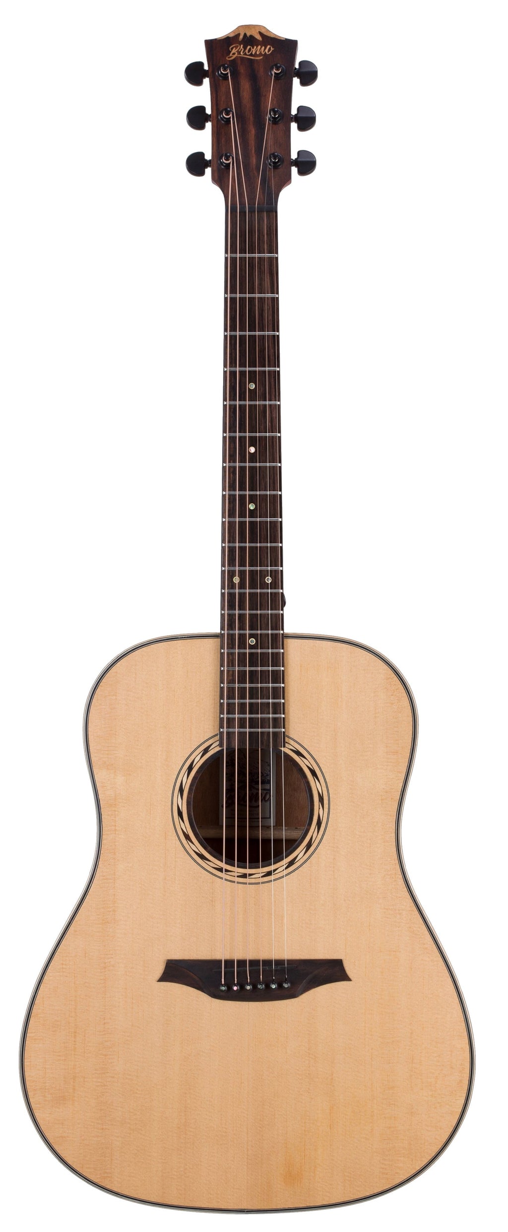 Guitarra Acustica Bromo Tahoma Dreadnought Tapa Maciza Abeto BAT1 - vista 3