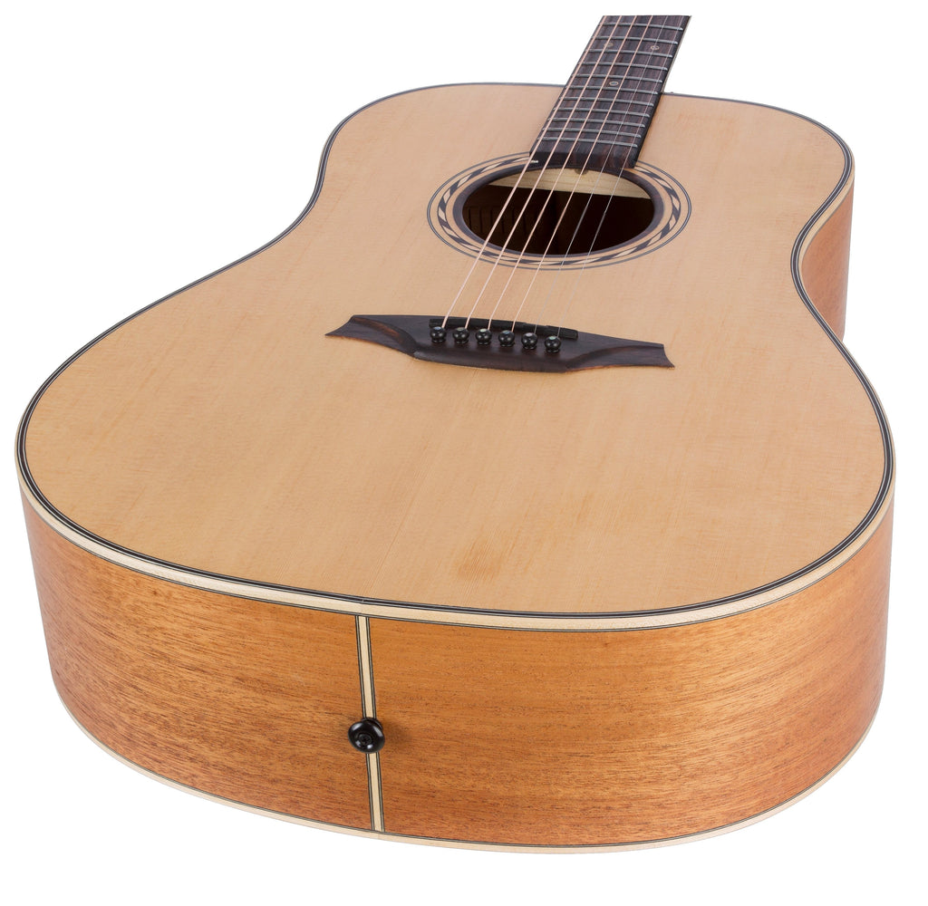 Guitarra Acustica Bromo Tahoma Dreadnought Tapa Maciza Abeto BAT1 - vista 4