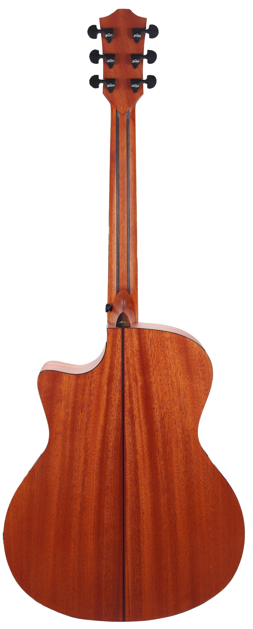 Guitarra Electroacustica Bromo Tahoma Grand Auditorium Cutaway Tapa Maciza Caoba BAT2MCE - vista 5