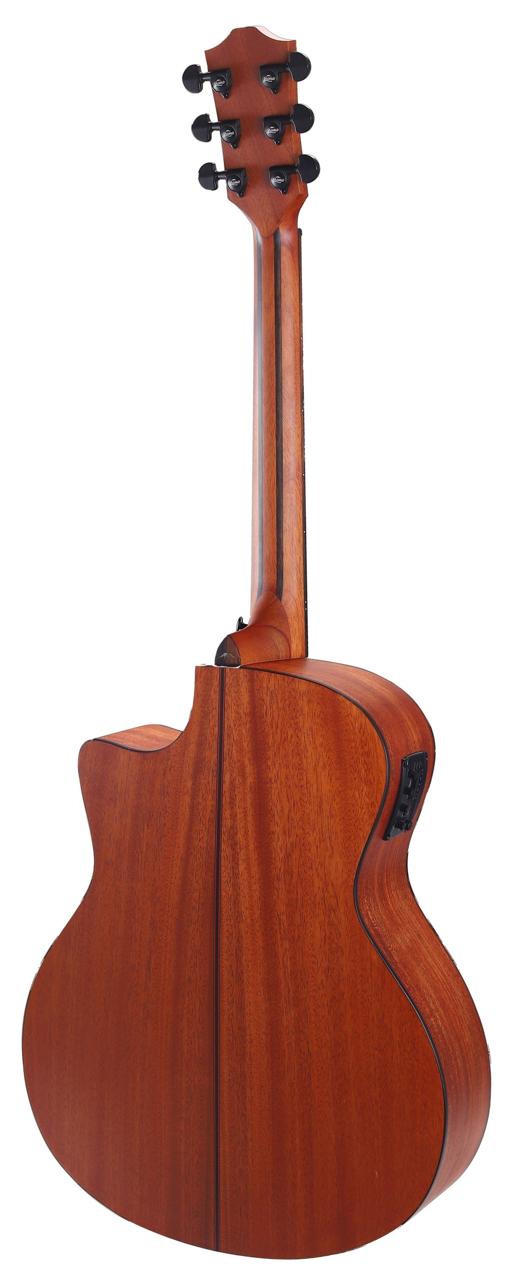Guitarra Electroacustica Bromo Tahoma Grand Auditorium Cutaway Tapa Maciza Caoba BAT2MCE - vista 3