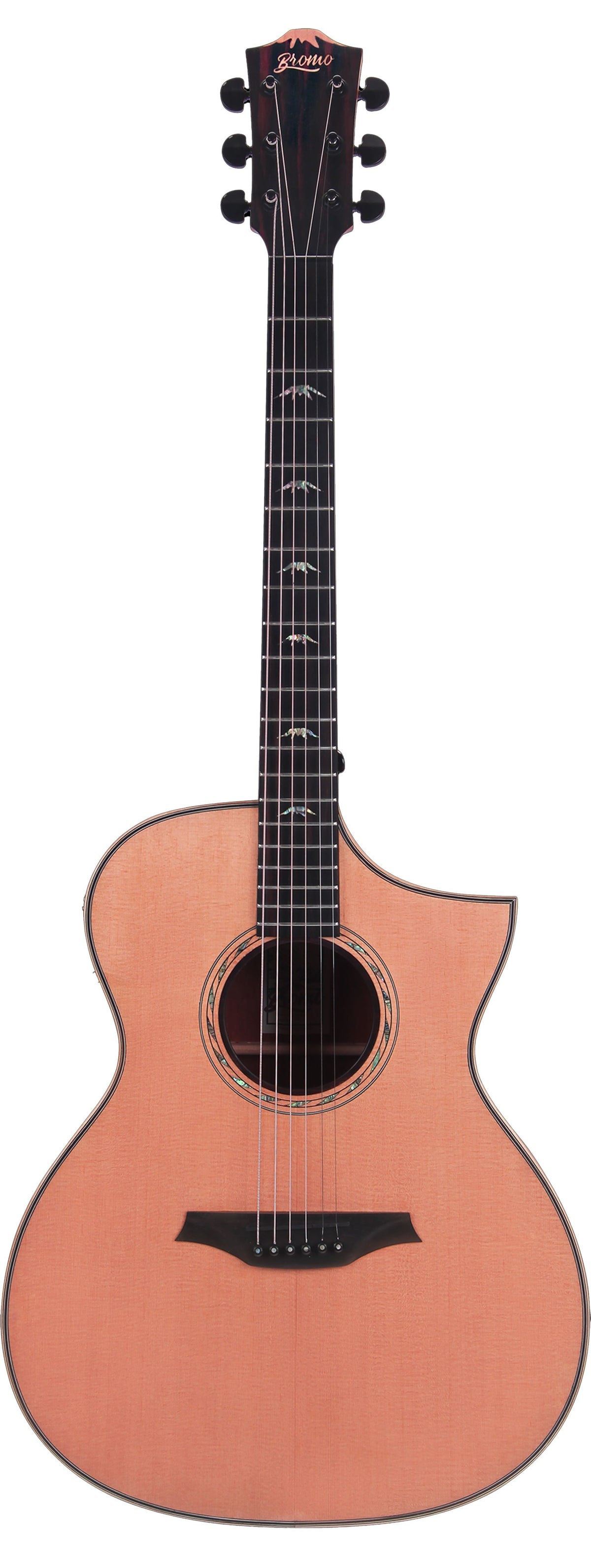 Guitarra Electroacustica Bromo Tahoma Hillside Auditorium Cutaway Tapa Maciza Abeto BAT4CE - vista 3