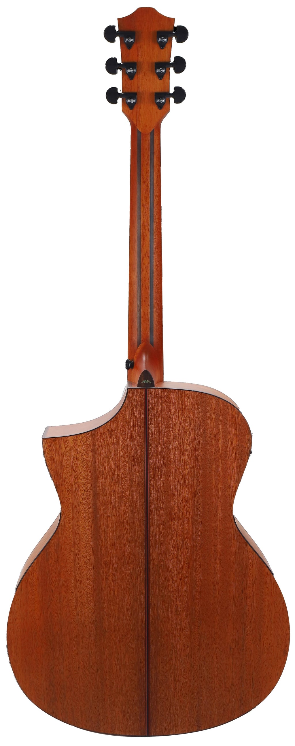 Guitarra Electroacustica Bromo Tahoma Hillside Auditorium Cutaway Tapa Maciza Caoba BAT4MCE
