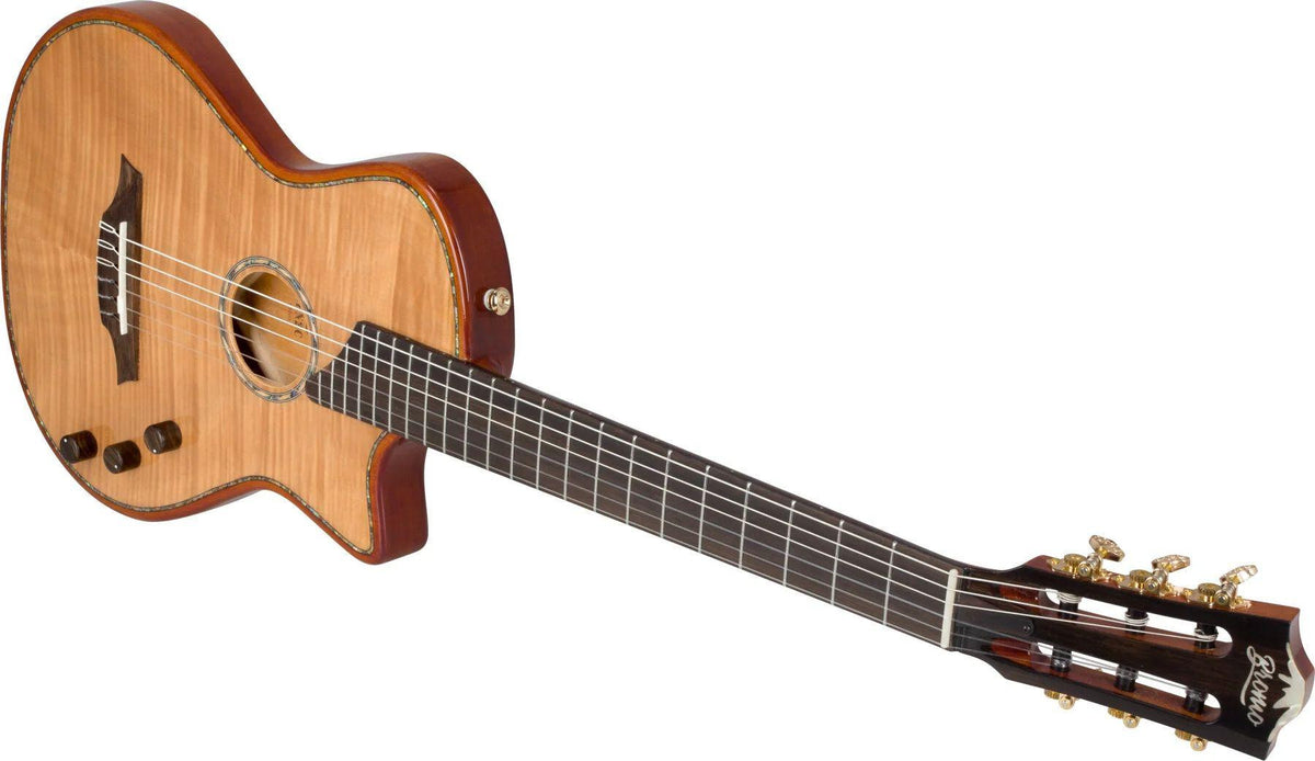 Guitarra Electroclasica Hibrida Bromo Fusion Craft Cutaway Natural BEN2C - vista 2
