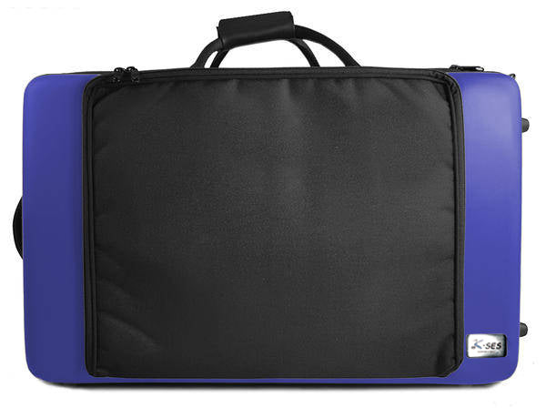Estuche 4 Trompetas Kses Premium Mate Azul