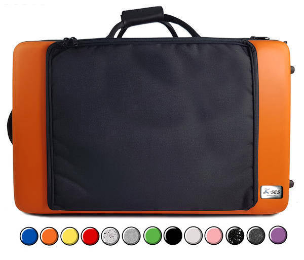 Estuche Trompa Kses Premium Mate Campana Desmontable 103 Naranja