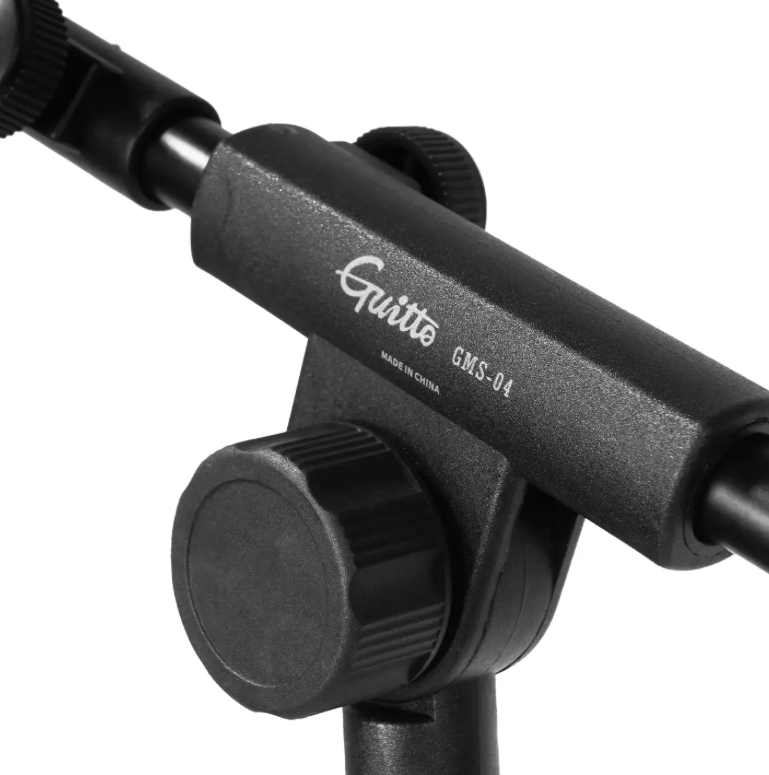 Soporte Microfono Guitto con Soporte Telefono y Pinzas para Funda