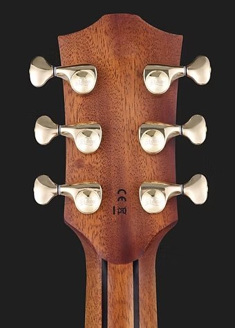 Guitarra Electroacustica Mini Jumbo Bromo Denali Tapa Maciza Abeto Vintage Sunburst BAN8EVS - vista 4