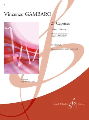 21 Caprices pour la Clarinette - Gambaro, Vincenzo