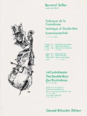 Technique de la Contrebasse Vol. 1. Salles, B.