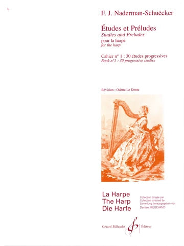 Estudios y Preludios Libro 1: 30 Estudios Progresivos. Nadermann-Schuecker, F.J.
