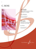26 Etudes para Clarinete. Rose, C.
