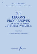 Portada de 25 Lecciones Progresivas Vol. 5, Marie-Jeanne Bourdeaux (Éditions Gérard Billaudot)