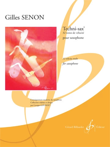Techni-Sax, 32 Textes de Vélocité. Senon, G.