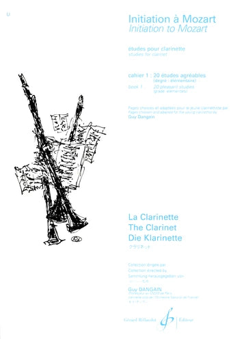 Initiation to Mozart Vol.1: 20 Enjoyable Etudes. Dangain, G.