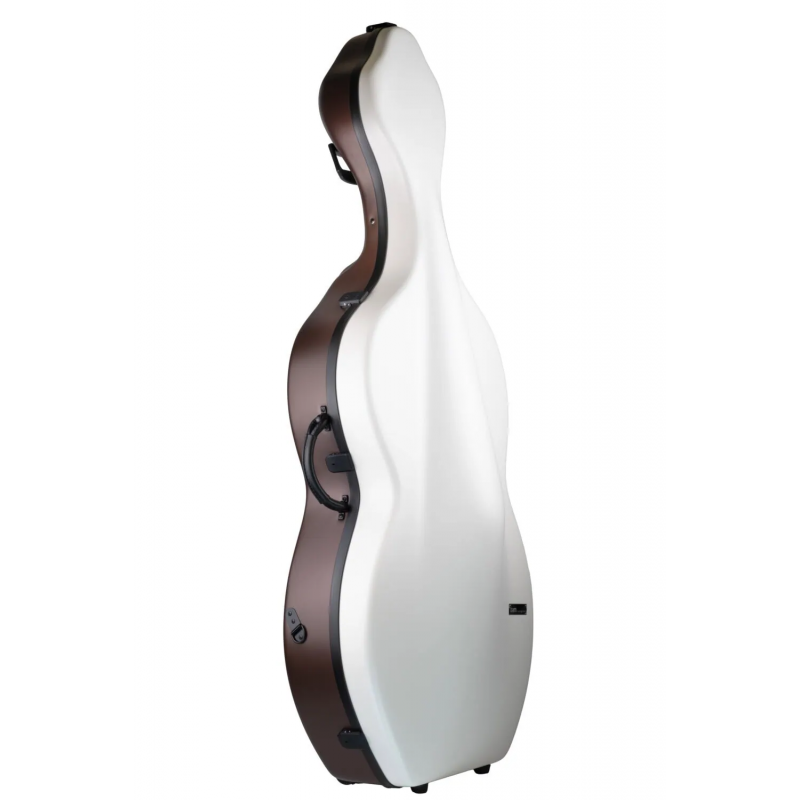 Estuche Cello 4/4 Bam Bonbon Hightech con ruedas BONB1003XLW Blanco/Marrón