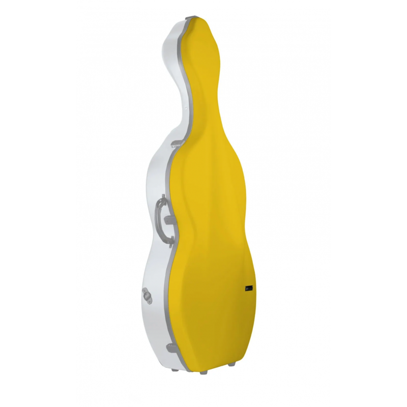 Estuche Cello 4/4 Bam Bonbon Hightech con ruedas BONB1003XLW Amarillo/Blanco