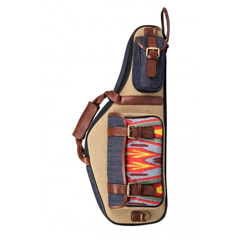 Funda Saxo Alto Bam Ikat Nashville IKAT3001SCA Gris/Beige